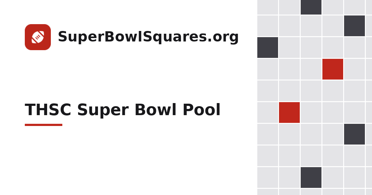 THSC Super Bowl Pool