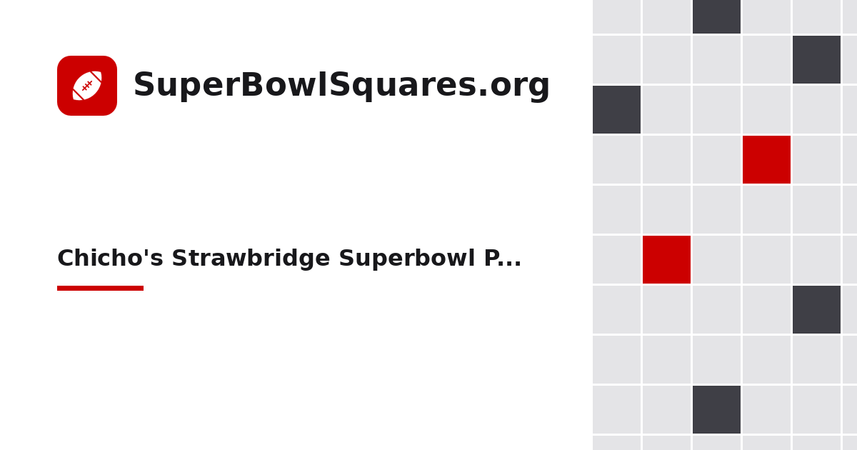 Show Picks | Chicho's Strawbridge Superbowl Party 2025